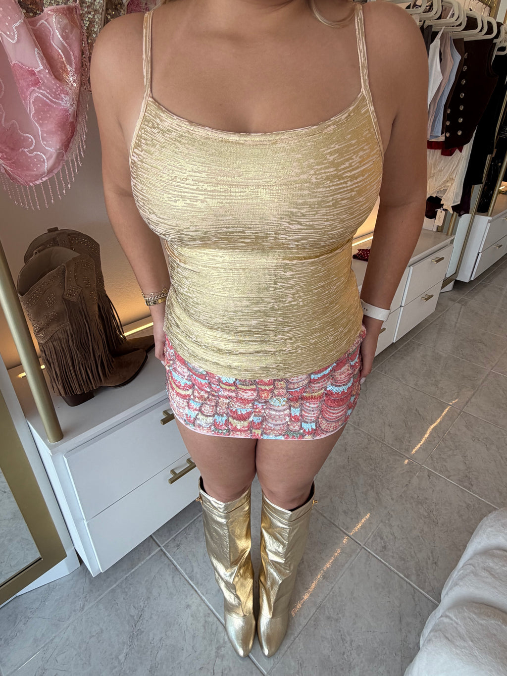 Blusa Dorada