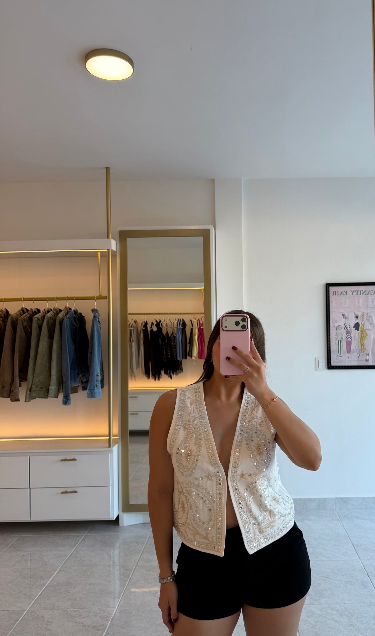 Chaleco Beige