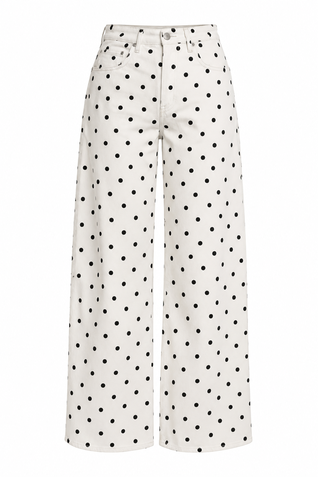 Pantalon Polka Blanco